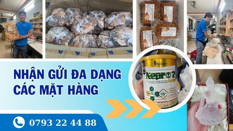 Gửi đa dạng mặt hàng